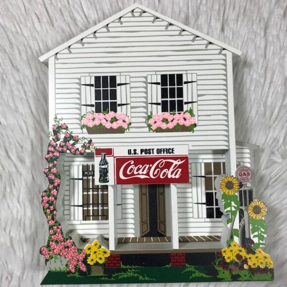 NWOT Vintage Coca-Cola Collectibles Wood 'Down Home Flavor' Standing Plaque - Picture 2 of 10